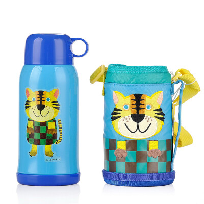 

Tiger Tiger Tiger Insulation Cup 304 Кубок из нержавеющей стали Студенческая бутылка для воды с набором чашек Открытый кубок MBJ-C06C-CT Tiger