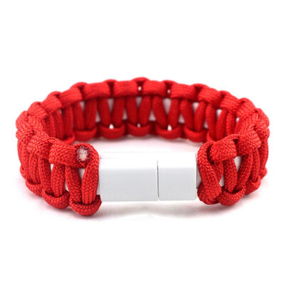 

USB Cable Bracelet Charging Sync Data Cable Cord For Samsung Galaxy S5 S6 Edge J5 A3 Xiaomi Redmi