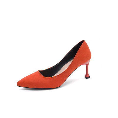 

2018 autumn new high heels womens Europe&the United States fine with cats&black single shoes Korean version of the wild