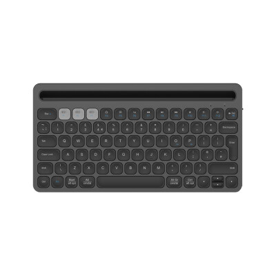 

Fude ik8500 wireless Bluetooth rechargeable wireless keyboard ultra-thin mute multi-device connection IPAD tablet mobile phone notebook office universal black