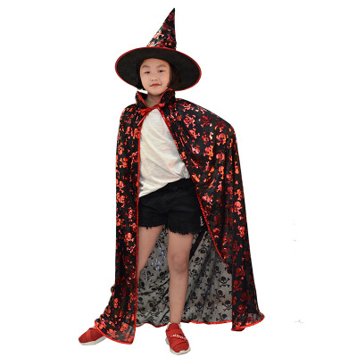 

New&new fine arts Halloween childrens magic dress set masquerade cosplay show decoration props ghost party party role performance COS clothing D section  code 125cm