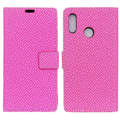 

MOONCASE Millet Mi A2 Lite Red Rice 6 Pro woven leather case - rose red
