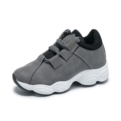 

Shoes Woman Vulcanize Shoes Sneakers Ladies Casual Dad Shoes Wedges Sneakers Lace-Up Zapatos De Mujer