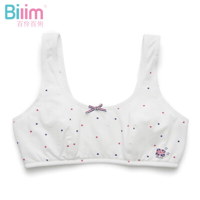 

Hundreds of girls&girls bra development period without steel ring girls underwear vest tube top student children bra 1388 81085 tooth white 75A