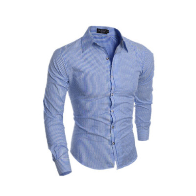 

Zogaa New Men Shirt Easy-care Fringe