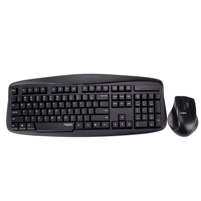 

Rapo X330 Wireless Mouse Keyboard Set Wireless Keyboard Mouse Set Wireless Keyboard Set Computer Keyboard Laptop Keyboard Black