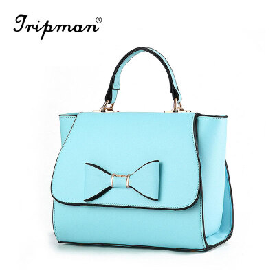 

Tripman High Quality New Fashion Crossbody Bag Designer Woman Handbag Leather Bow Women Messenger Bag Ladies Shoulder Bag for Sale