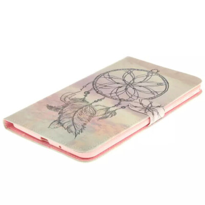 

MITI Painting Cover PU Leather Case for Samsung Galaxy Tab 4 8.0 T330 T331 T335 Tablet Flip Book Style Stand with Card Holder