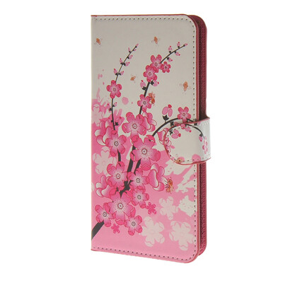 

MOONCASE Plum flower style Leather Wallet Flip Card Slot Stand Pouch чехол для HTC Desire 620 A06