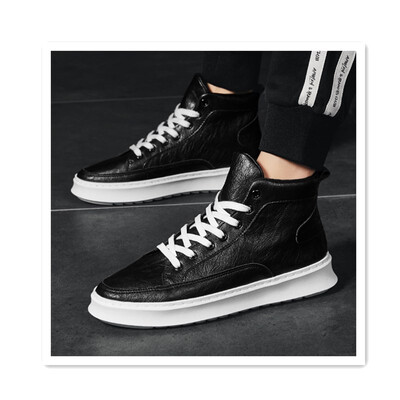 

Autumn Tide Shoes England Thick Bottom Joker High Shoe Hip Hop Shoe Net Red Tide Brand Martins Thick Bottom