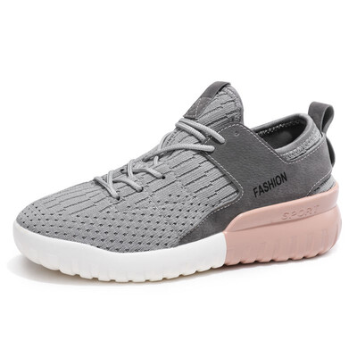 

2018 summer breathable flying woven sneakers women casual running shoes indoor gym soft bottom training running shoes shock absorp