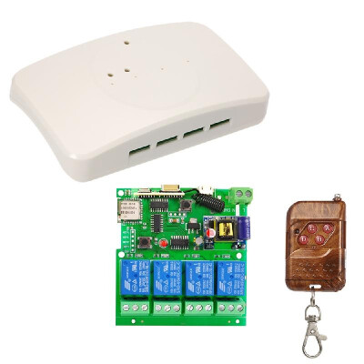 

Sonoff 433Mhz Smart Remote Control Wireless Switch Universal Module 4ch DC 5V AC85-220V Wifi Switch with Shell Timer Phone APP Rem