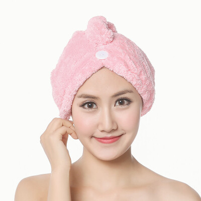 

Yunlei shower cap soft dry hair cap strong absorbent dry hair towel 10915