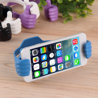 

Universal Thumb Desktop Phone Holder Stand Bracket For Smart Phone Cellphone random