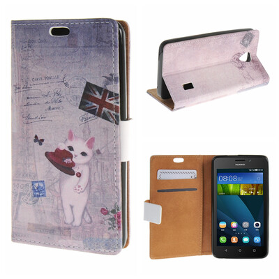 

MOONCASE Huawei Ascend Y635 ЧЕХОЛ ДЛЯ Flip Wallet Card Slot Stand Leather Folio Pouch /a17