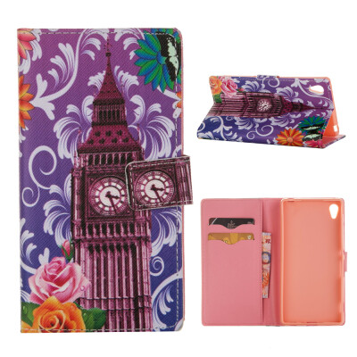 

MOONCASE ЧЕХОЛ ДЛЯ Sony Xperia Z4 Flip PU Leather Fold Wallet Card Slot Kickstand Back [Pattern series] /a17