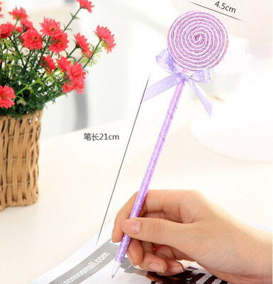 

Yixiukeji 1 Piece Stationery Sweet Personality Lollipop Ballpoint Pen Cartoon Pen
