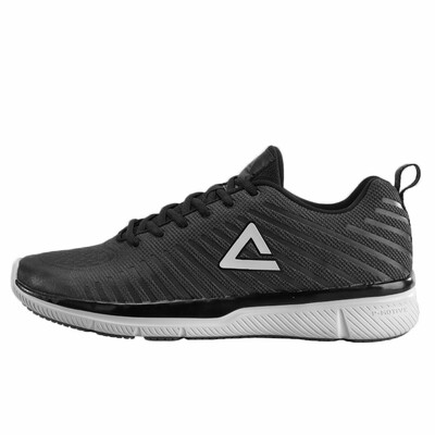 

PEAK mens shoes new light&comfortable running shoes casual sports shoes men E73547H black 39 yards
