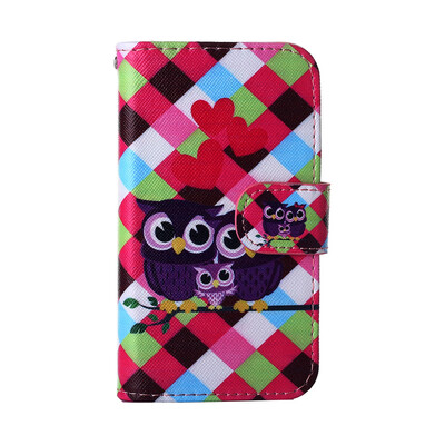 

MOONCASE для Samsung Galaxy S3 Mini I8190 кожаный чехол держатель кошелек флип-карты с Kickstand Чехол обложка No.A02