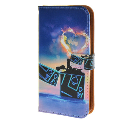 

MOONCASE чехол для Huawei Ascend Y550 Pattern series Leather Flip Wallet Card Slot Stand Back Cover