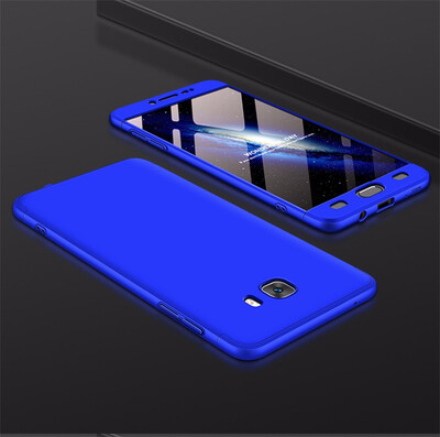 

Goowiiz Phone Case For Samsung Galaxy C9 ProJ7 MaxOn Max Fashion Color collision 360 Degree Coverage PC Full Protection