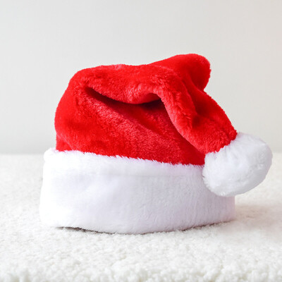 

Shengnishangpin Christmas decorations Christmas tree package Santa Claus costume Christmas hat gold velvet Christmas hat