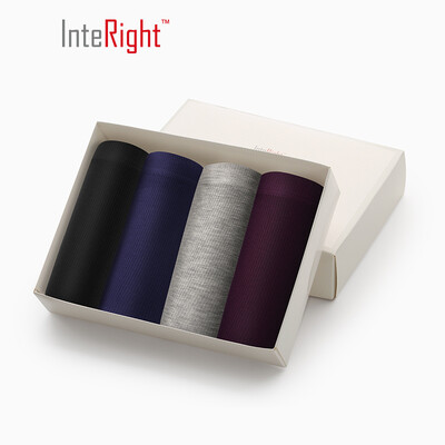 

INTERIGHT underwear mens modal rib business briefs 4 boxed mixed color L