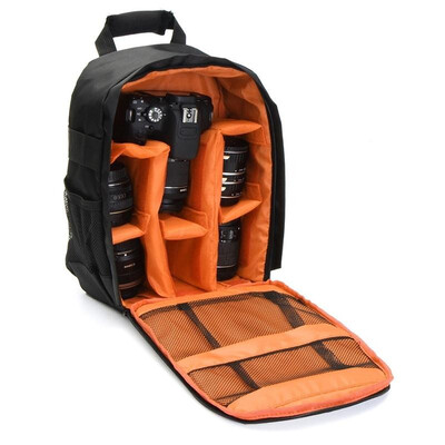 

Camera Waterproof Digital DSLR Photo Video Bag Case Padded Backpack Zipperlock
