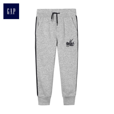 

GAP flagship store childrens clothing baby boy baby baby mouth pants 358914 light gray 100cm 3T