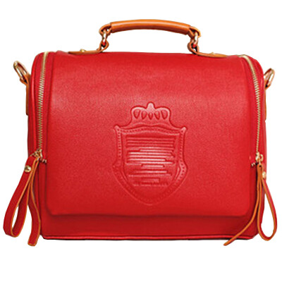 

D.jiani ™ Double Pull Crown tide package retro handbag