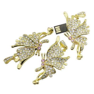 

4GB 8GB 16GB 32GB 64GB 128GB Butterfly Model USB Flash Drive Pen Drive Memory USB Drive Flash Disk Thumb Drive U Disk USB Stick