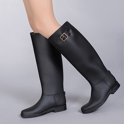 

Rain boots women knee high womens rubber boots shoes woman