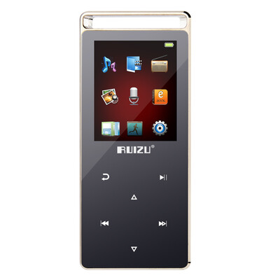 

RUIZU D02 8G Black Belt Bluetooth External Touch Mini Student MP3MP4 Lossless Music Player