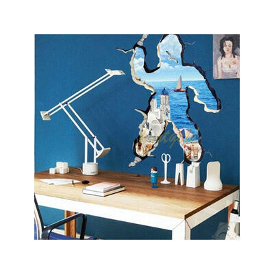 

Waterproof 3D Person Ocean Sea Home DIY Decal Wall Sticker Removable Wallpaper