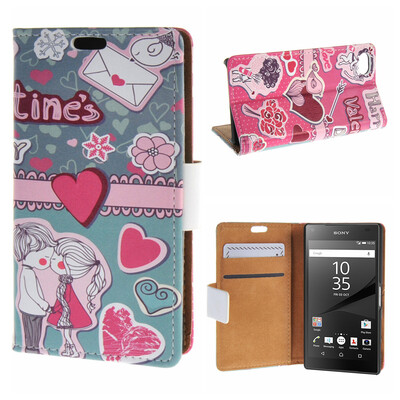 

MOONCASE Sony Xperia Z5 Compact ( Z5 Mini ) ЧЕХОЛ ДЛЯ Flip Leather Foldable Stand Feature [Pattern series] /a02