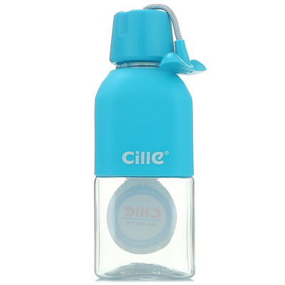

CILLE plastic cup 330ml sports cups lovely portable hand cup pink -1606