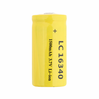 

3.7V 1500mAh 16340 Литий-ионная аккумуляторная батарея для фонарика и факел