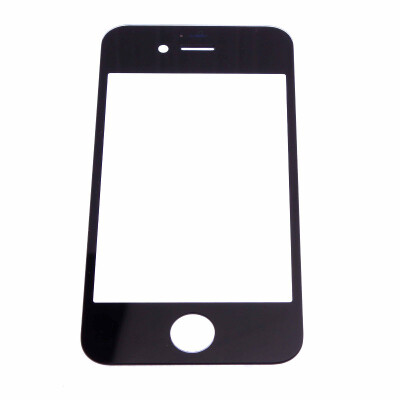 

New For Apple iPhone 4S Black Outer Replacement Front Glass Screen Lens+9 Tools