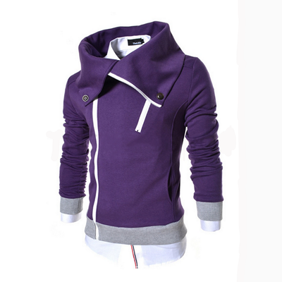 

Zogaa Korean Men's Hoodie Casual Thick Lapel Slim