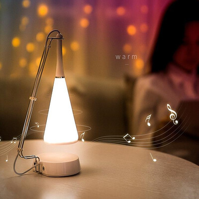 

Creative bluetooth stereo light new unique music atmosphere light USB charging reading light custom logo gift table lamp