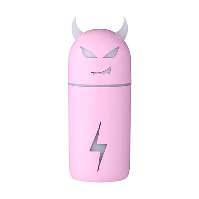 

TOMNEW USB Mini Cool Mist Humidifiers 190ML Portable Ultrasonic Strong Fog Air Freshener Cleaner with LED Light for Home or Car