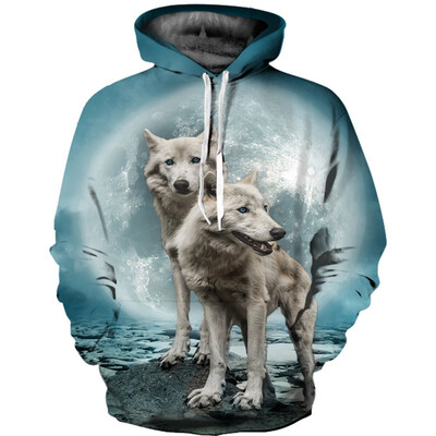

Mens Hoodie 3D Printed Women Pullover Sweater