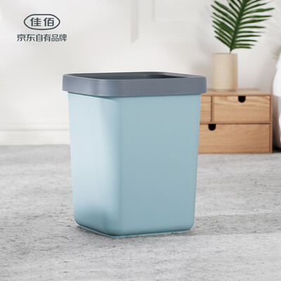 

Jiabai pressure ring plastic square trash can medium square trash can 10L