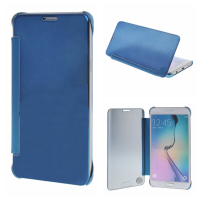 

MOONCASE for Samsung Galaxy S6 Edge Plus Case Hard Plastic Design Flip Pouch Case Cover Blue