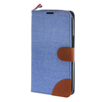 

MOONCASE Alcatel One Touch POP C9 , Leather Flip Card Holder Pouch Stand Back ЧЕХОЛ ДЛЯ Alcatel One Touch POP C9 Blue