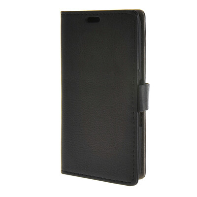 

MOONCASE Litch Skin Leather Flip Wallet Card Slot Stand Back Case Cover for LG G4 Black