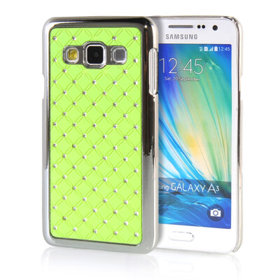 

MOONCASE Hard Chrome Plated Star Bling Back ЧЕХОЛ ДЛЯ Samsung Galaxy A3 Green