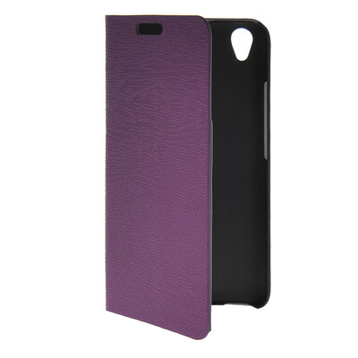 

MOONCASE Slim Leather Side Flip Wallet Card Slot Pouch with Kickstand Shell Back чехол для Huawei Honor 4 Play Purple