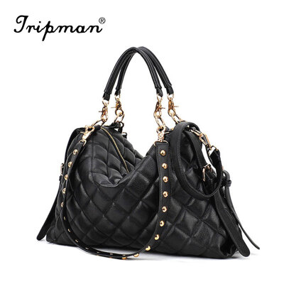 

Women leather bags 2016 New Fashion Faux Leather Women HandbagsShoulder bag WomenCasual Bags Black Messenger Bag