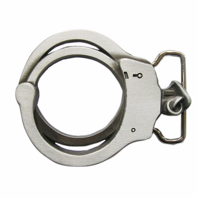 

New Vintage 3D Sculpt Handcuffs Cut Out Shape Belt Buckle Gurtelschnalle Boucle de ceinture